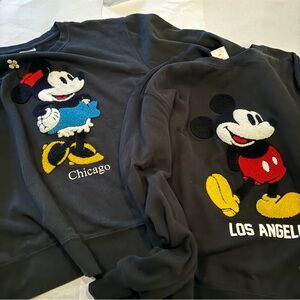 Bundle of 2 Disney Crewneck Sweaters